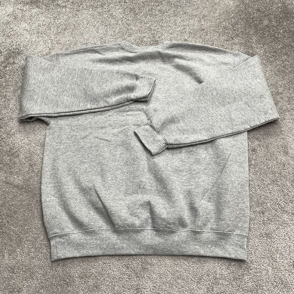 Disney Mickey Mouse Graphic Pullover Sweatshirt Unisex 1X Gray Crew Neck Casual - Picture 2 of 9